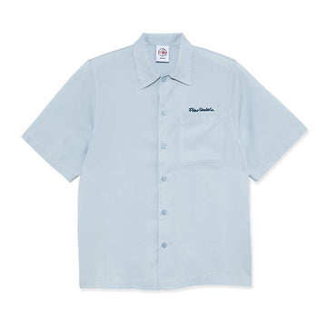 Dual Personality Bowling Shirt - Light Blue/Navy