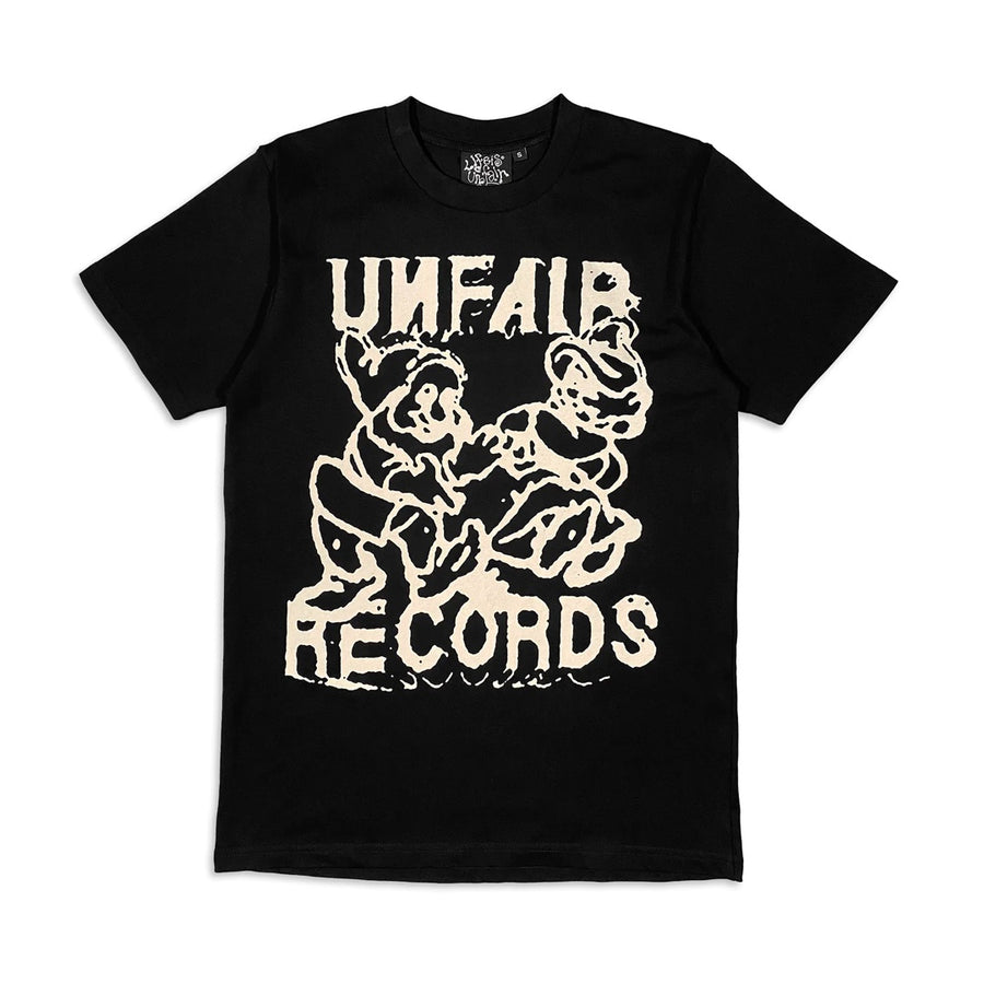 Unfair Records Tee - Black