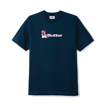 Crayon Logo Tee - Navy