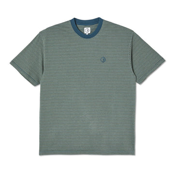 Dizzy Stripe Tee - Blue