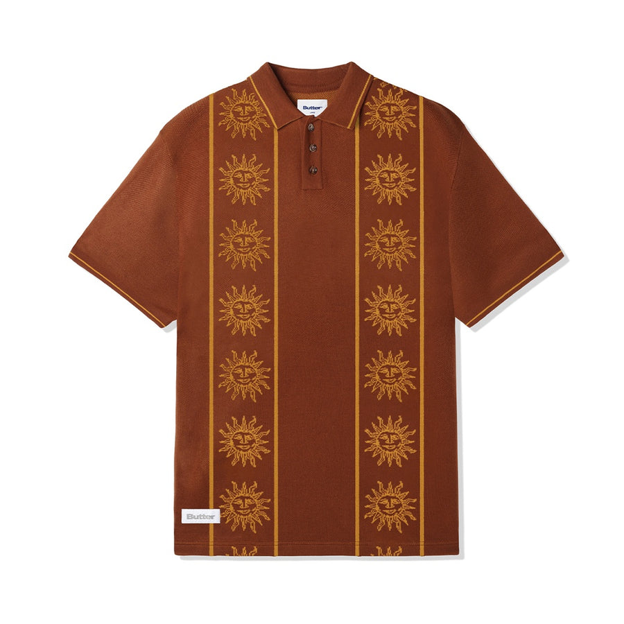 Solar Knit S/S Shirt - Brown