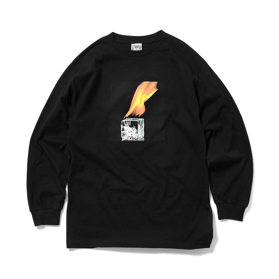 Fire and Ice L/S Tee - Black