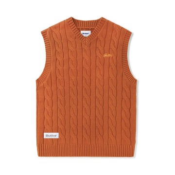 Cable Knit Vest - Oak