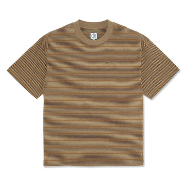 Stripe Surf Tee - Camel