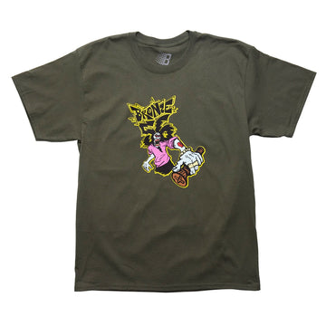 Drum and Ass Tee - Military Green
