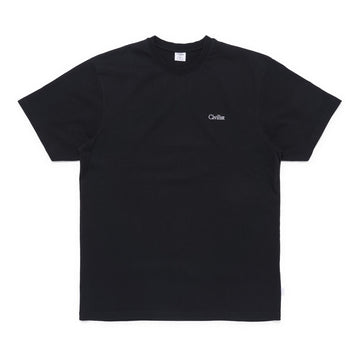 Mini Logo Embroidered Tee - Black